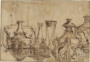 Progetti per vasi [verso] da Giuseppe Cades