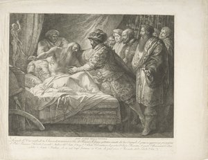 Re Francesco I presso il morente Leonardo da Vinci