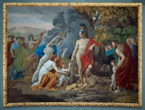 Teseo e il Minotauro da Giuseppe Cammarano