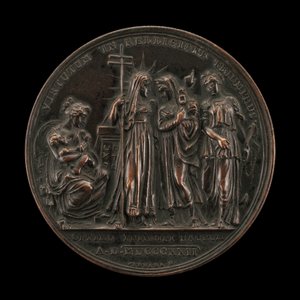 Allegoria del trionfo della religione [retro], 1822-1823
