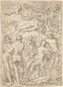 Allegoria con figure mitologiche