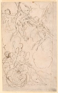 Studio per il sogno di San Giuseppe da Giuseppe Diamantini
