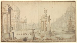 Progetto scenografico: Fantasia architettonica da Giuseppe Galli Bibiena