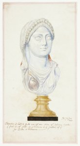 Testa di Cleopatra in agata da Giuseppe Grisoni