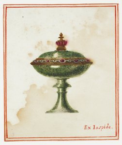 Piatto coperto in diaspro da Giuseppe Grisoni