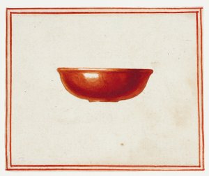 Piattino rosso