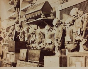Dettaglio delle Catacombe dei frati Cappuccini a Palermo