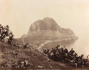 Vista di Capo Zafferano da Solunto, Palermo