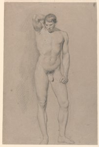 Studio Accademico di un Nudo Maschile