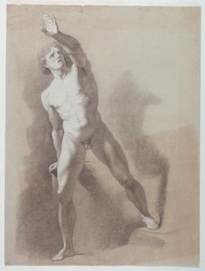 Studio accademico di un nudo maschile