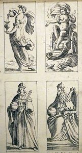 Carte dei tarocchi del XVII secolo di Giuseppe Maria Mitelli