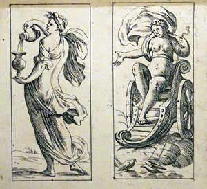 Carte dei tarocchi del XVII secolo di Giuseppe Maria Mitelli