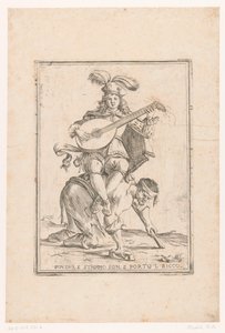 Il povero porta il ricco (Così va il mondo) da Giuseppe Maria Mitelli