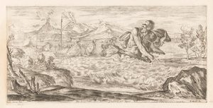 Polifemo insegue la flotta di Enea (Omzwervingen van Aeneas, L
