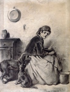 Donna con cani