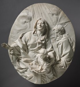 Educazione della Vergine, c.1700 da Giuseppe Mazzuoli