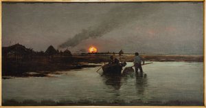 Pesca al tramonto da Giuseppe Miti Zanetti