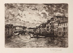 Il Ponte di Rialto a Venezia da Giuseppe Miti Zanetti