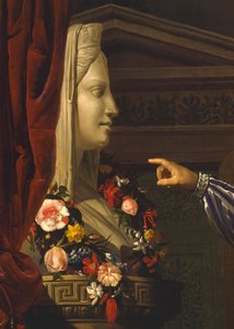 Vecchio che indica l
