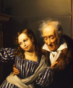 Vecchio che indica l