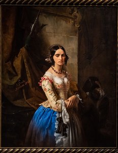 La figlia del guardiano del castello da Giuseppe Molteni