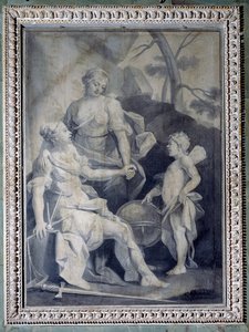 Genio della nazione con Giustizia e Pace da Giuseppe Paganelli