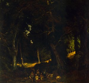 Accampamento di zingari da Giuseppe Palizzi