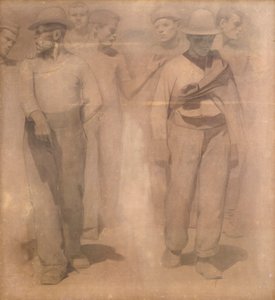 Cartone per Il Quarto Stato da Giuseppe Pellizza da Volpedo