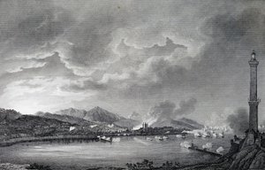 Genova bombardata dalla flotta inglese, 25 maggio 1800 da Giuseppe Pietro Bagetti