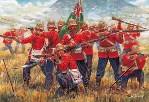 Guerra Anglo-Zulu: soldati dell
