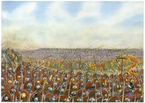 Battaglia di Adrianopoli o Hadrianopolis da Giuseppe Rava