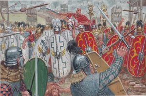 Battaglia di Alesia da Giuseppe Rava