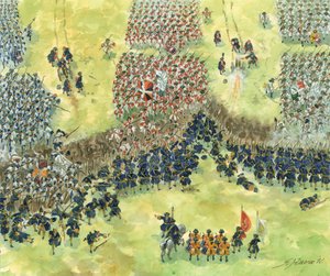 Guerra di successione spagnola: la battaglia di Denain, 24 luglio da Giuseppe Rava