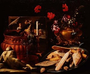 Natura Morta con Fiori in un