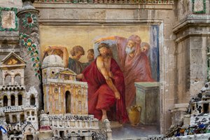 Stazioni della Croce, calvario composto da piastrelle di maiolica dal XVI al XIX secolo