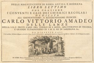 Delle Magnificenze di Roma Antica e Moderna (vol. 3) da Giuseppe Vasi
