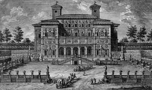 Il Casino e Villa Borghese, vicino a Roma, XVIII secolo
