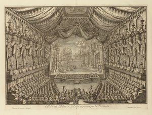 La rappresentazione de La Serenata nel Palazzo Reale di Napoli