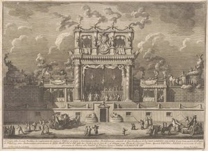 La seconda macchina per la Chinea del 1769: un edificio per l