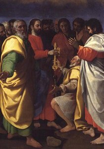 Il mandato di Cristo a San Pietro da Giuseppe Vermiglio
