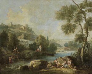 Paesaggio con figure