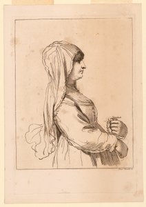 Donna con un Rosario da Giuseppe Zocchi