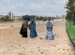 Avenue du Bois de Boulogne da Giuseppe de Nittis