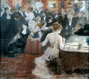 Il Salone della Principessa Mathilde da Giuseppe de Nittis