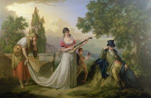 Scena allegorica romantica da Giuseppe or Josef Grassi
