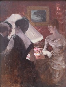 Intorno al paralume da Giuseppe or Joseph de Nittis