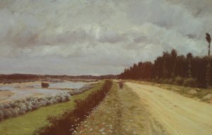 Strada di campagna lungo l
