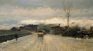 Attraversamento degli Appennini da Giuseppe or Joseph de Nittis