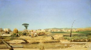Cascina vicino a Napoli da Giuseppe or Joseph de Nittis