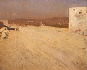 Paesaggio al sole da Giuseppe or Joseph de Nittis